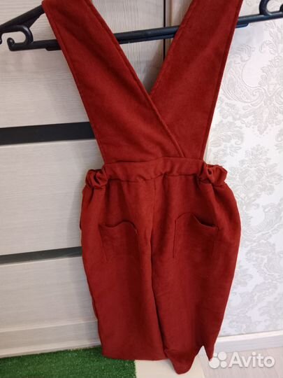 Велюровый комбинезон для девочки
