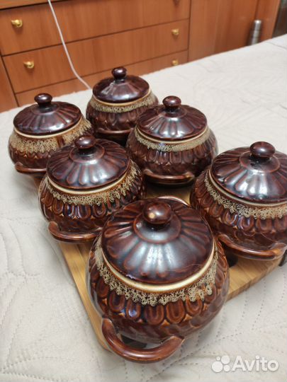 Горшок для запекания 6 шт