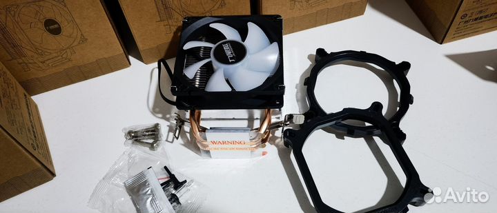 Кулер процессора, 2 трубки опт и Розница