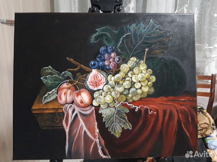 Картина маслом на холсте голландский натюрморт