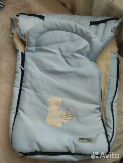 Конверт зимний на овчине