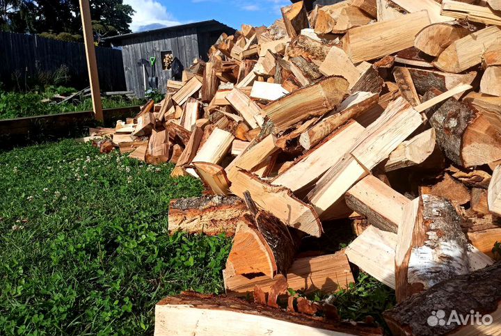 Дрова березовые, дрова ольховые, дрова колотые