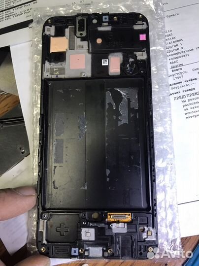 Дисплей ориг под переклей samsung А50