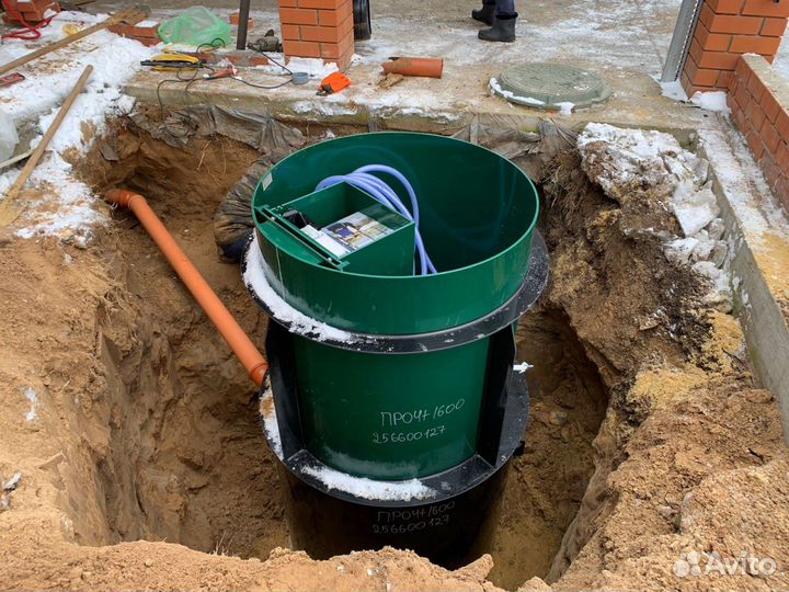 Септик без откачки - монтаж в подарок