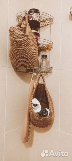 Корзинки из джута плетеные