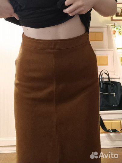 Юбка Defacto замшевая