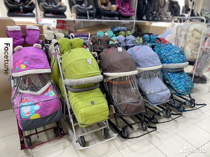 Санки коляска Ника