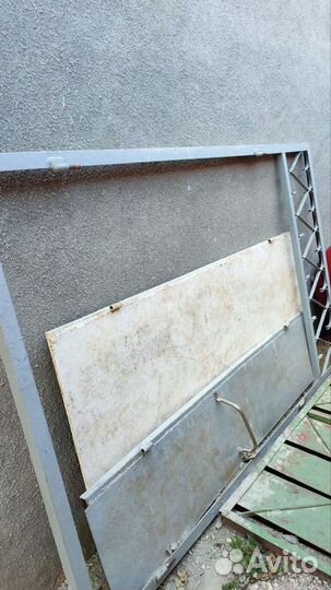 Металлические ворота бу распашные