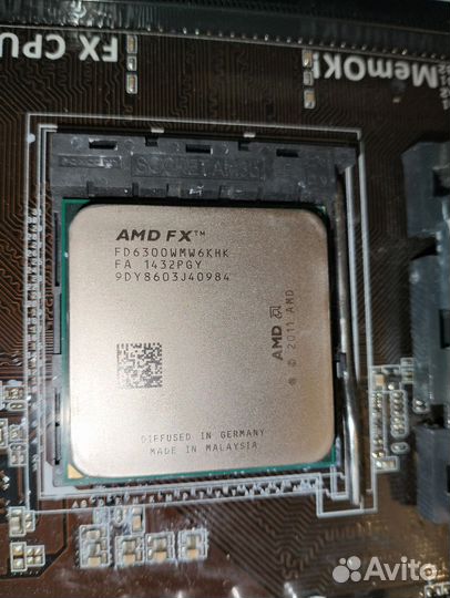 Комплект am3+ сокет fx6300