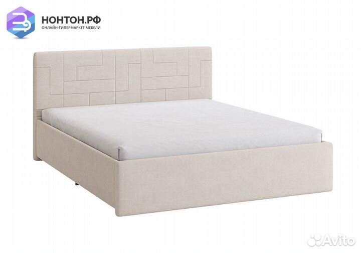Кровать Лора 2 1.6 м крем