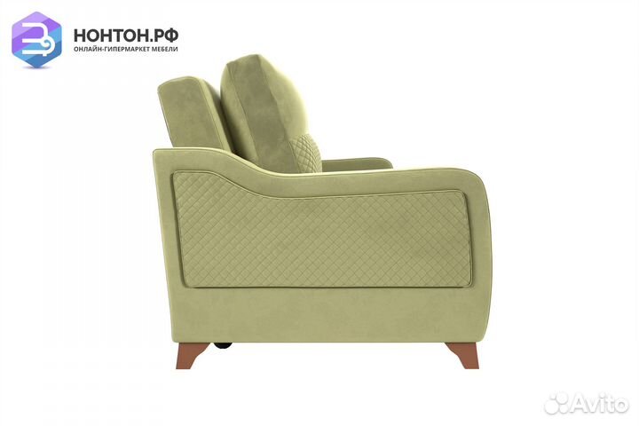 Диван книжка Дуглас 3-х местный светло-зеленый