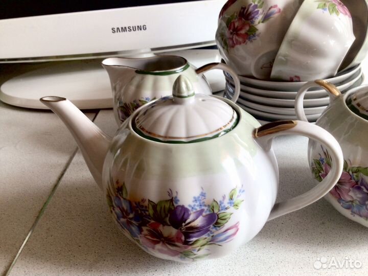 Сервис чайный,новый, Дулево,раритет