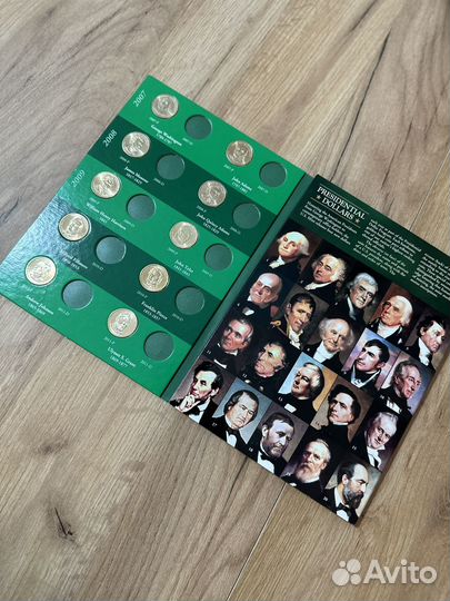 Монеты президенты США