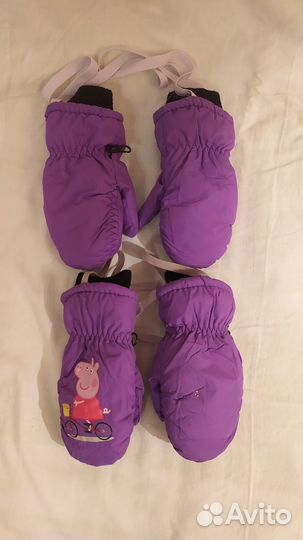 Варежки зимние детские