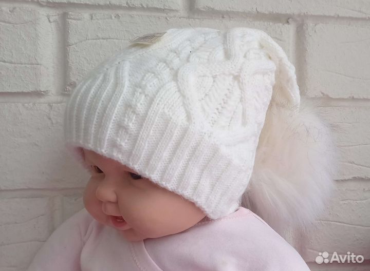 Шапка зимняя на девочку