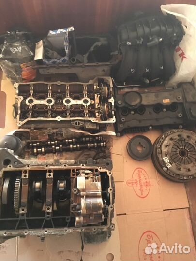 Двигатель в разборе N45B16 BMW 1 серии 1,6 116