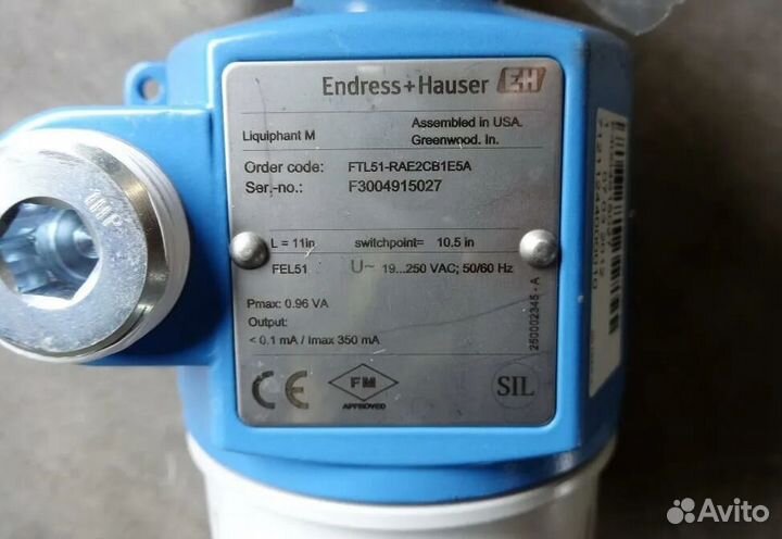 Приборы Endress Hauser / лот qpaoc 74318