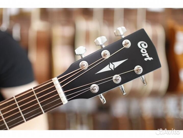 Cort AF510-BKS черная акустическая гитара