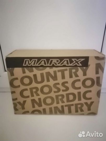 Лыжные ботинки marax + лыжи