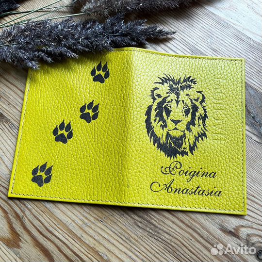 Обложка на паспорт кожа