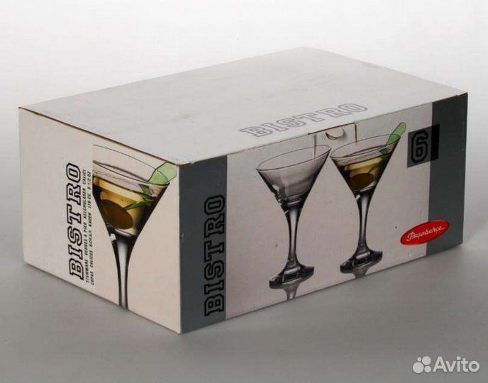 Бокалы для мартини 6 шт