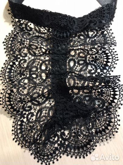 Воротник жабо кружевное