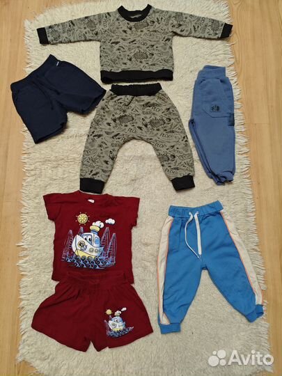 Детские вещи пакетом 80 на мальчика