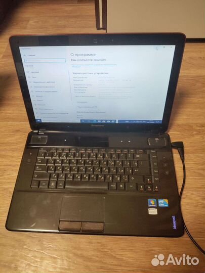 Ноутбук lenovo b560