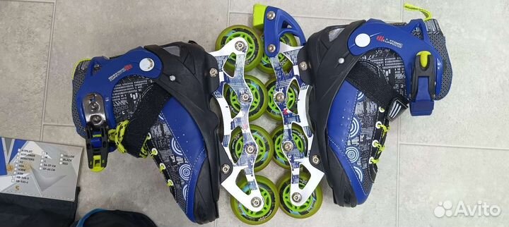 Набор ролики, шлем, защита