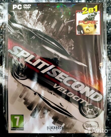 Split/Second Velocity + Pure (Картонный DVD-Box)