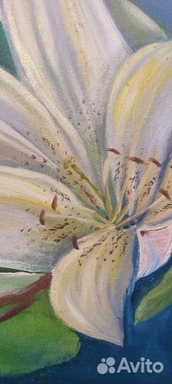 Картина маслом на холсте с подрамником 30*40