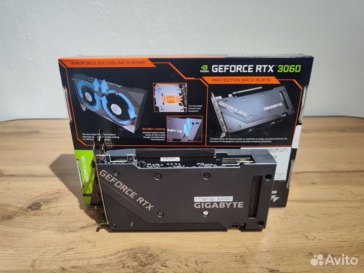 Видеокарта gigabyte GeForce RTX 3060 gaming OC 8GB