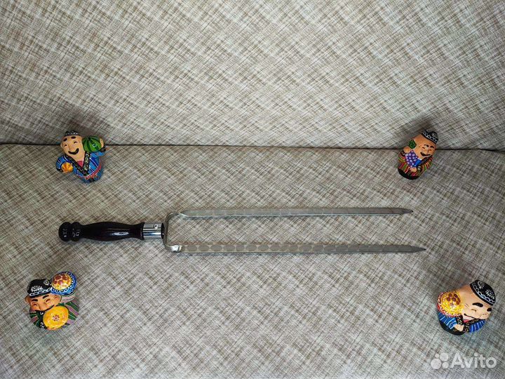 Двойной шампур для мяса и птицы