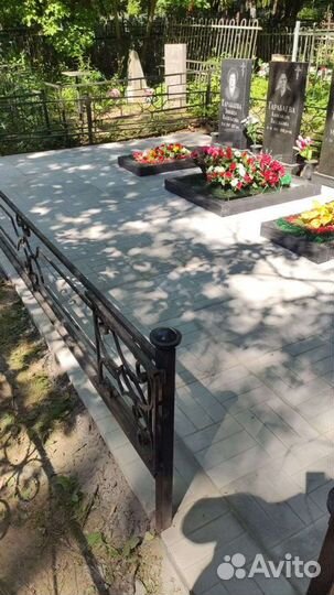 Благоустройство на кладбище