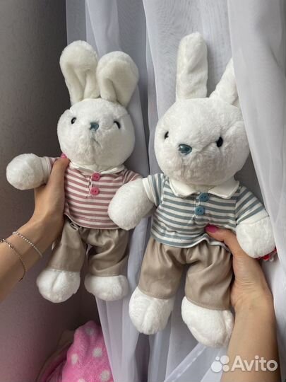 Плюшевая игрушка заяц