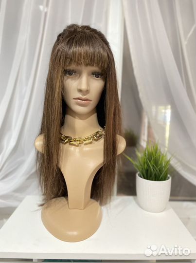 Парик из натуральных волос новый