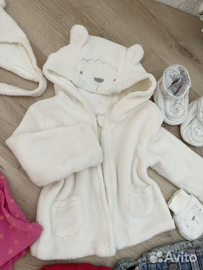 Вещи на малышку от 0 до 9 мес некст и mothercare