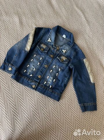 Джинсовка на девочку 110 рост