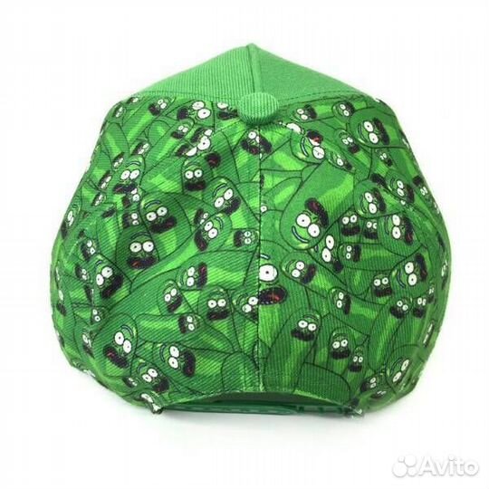 Кепка бейсболка Рик и Морти зеленая