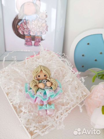 Брошь из полимерной глины