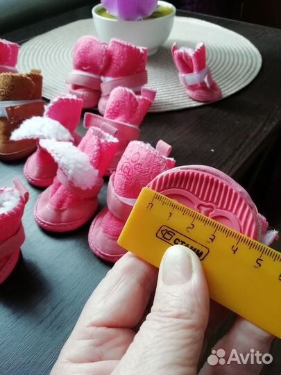 Сапожки зимнее для собак мелких пород