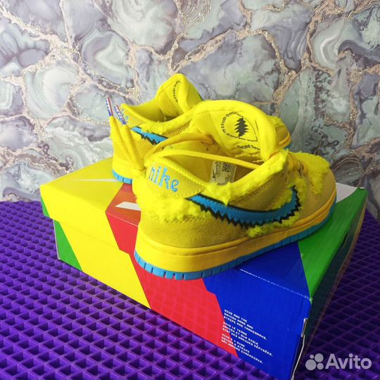 Кроссовки Nike sb dunk low Grateful dead