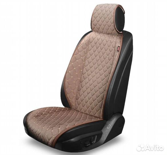 Накидка из алькантары коричневая