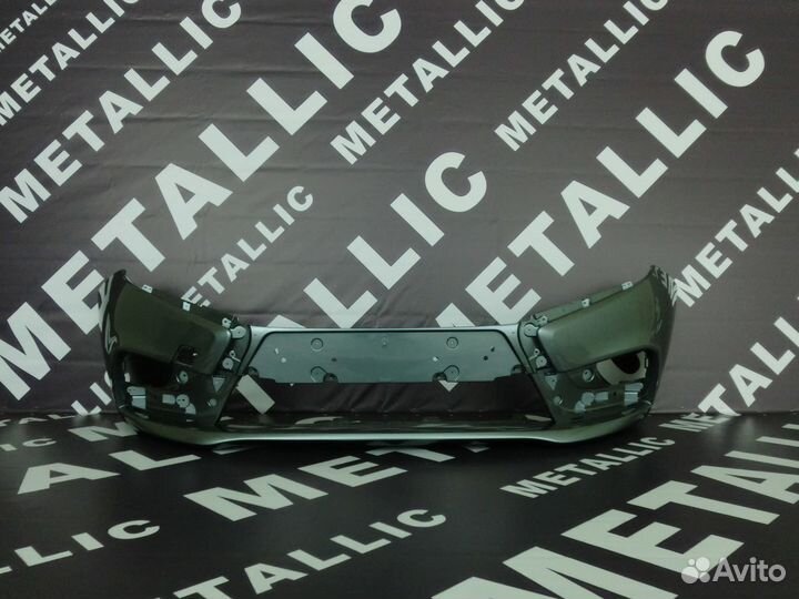 Бампер передний Веста ваз 2180 темно - серый