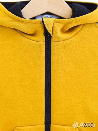 Толстовка начес горчица