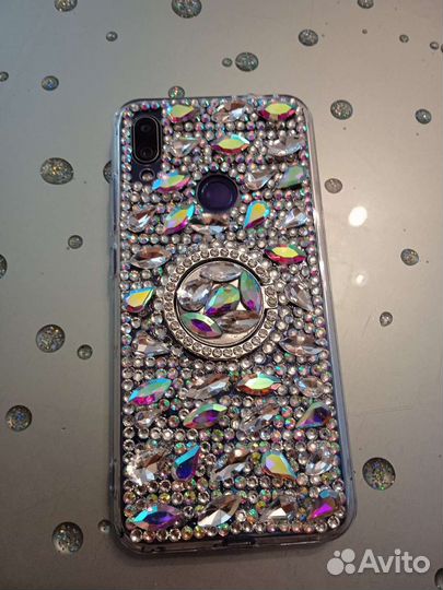 Новый чехол на xiaomi redmi note 7 с камнями