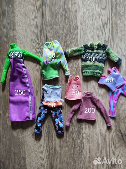 Комплект одежда для барби, кроссовки