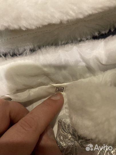 Новогодний костюм снегурочки 100-110