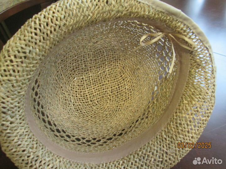Шляпка летняя соломка клош 55 р