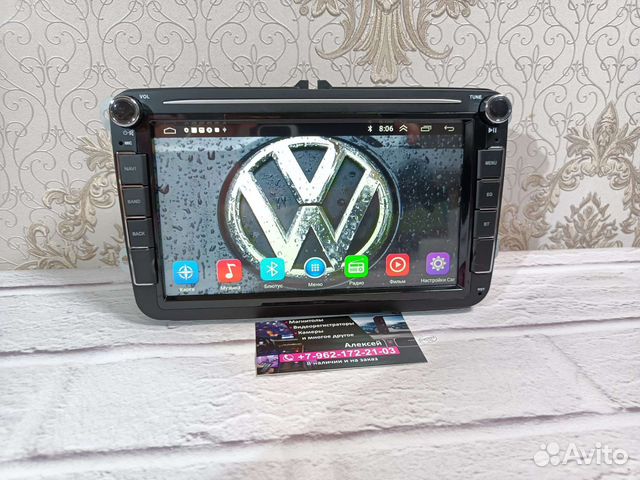 Магнитола Volkswagen android новая